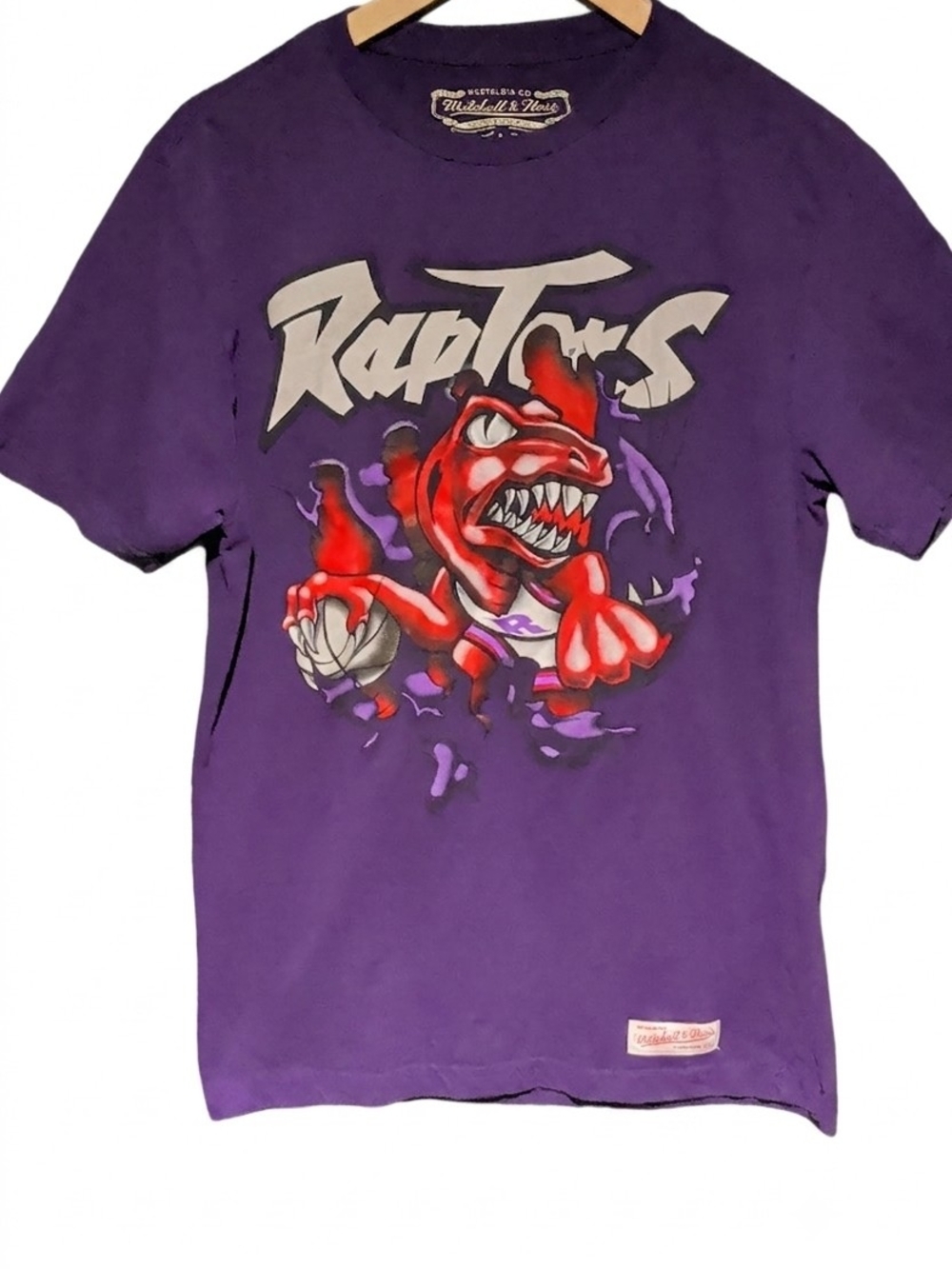 Mitchell & Ness Purple Raptors Breakthrough Tee